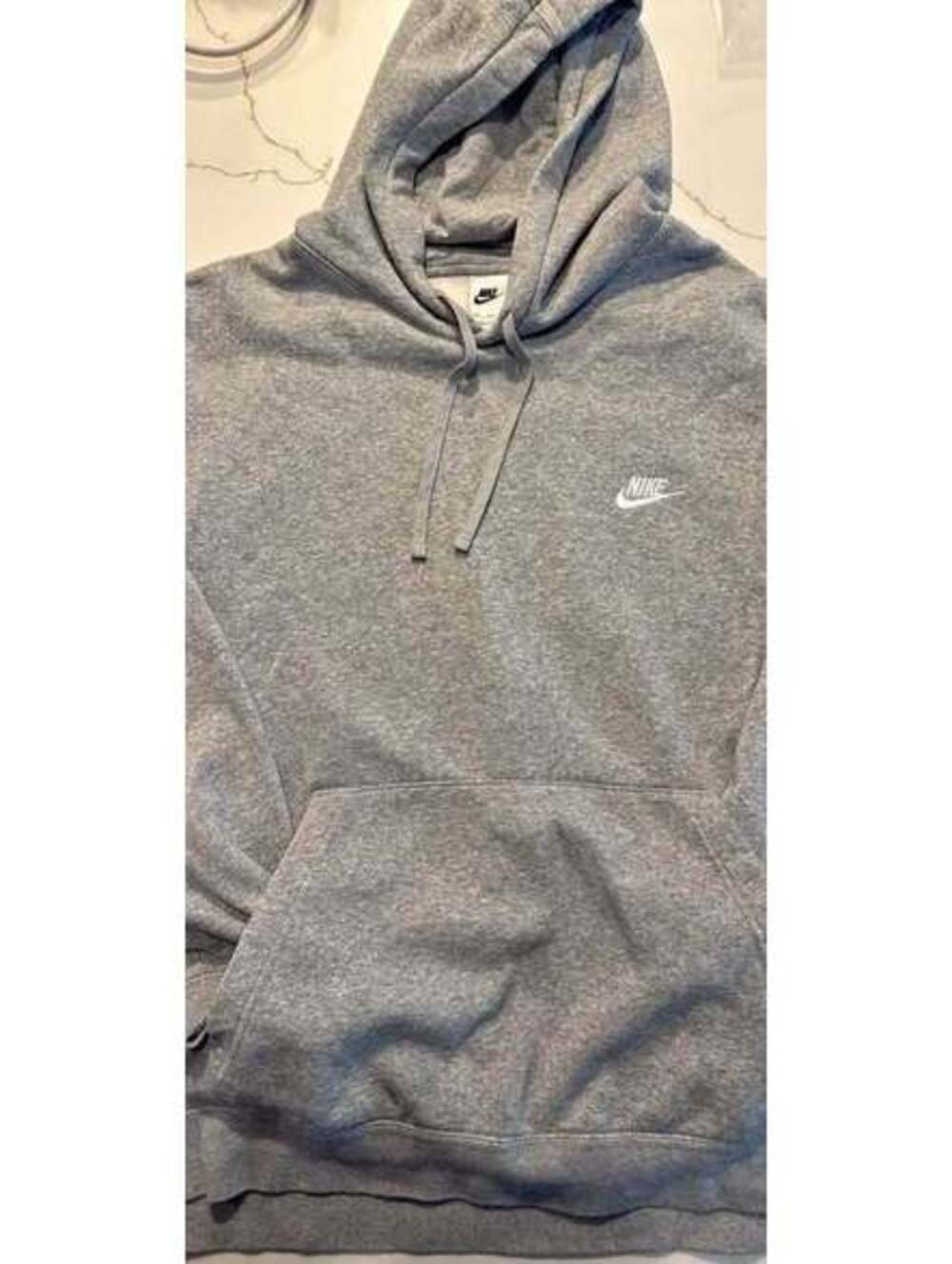 Nike Club Pull-Over Fleece Hoodie Big & Tall 3XL Gray Hoodie